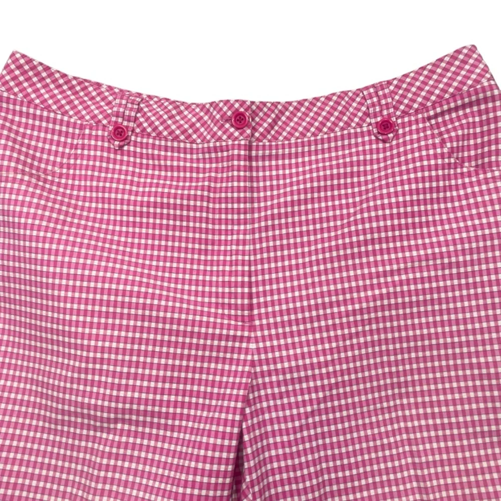 EP 14‎ Shorts Pink White Check Cotton Spandex